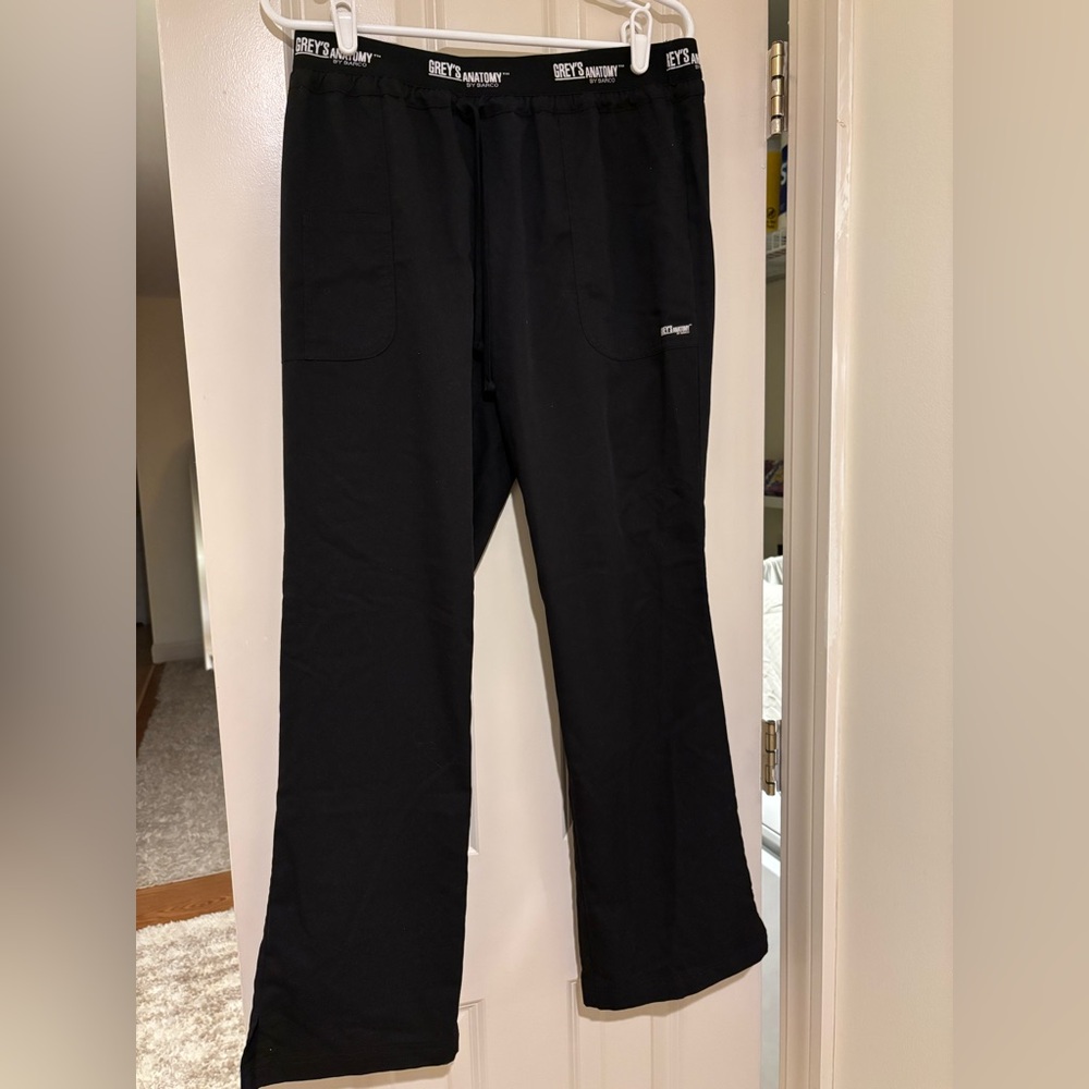 Grey's Anatomy Women's Black Scrub Pants